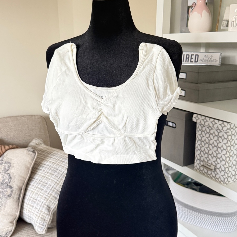 Aeropostale White Crop Top